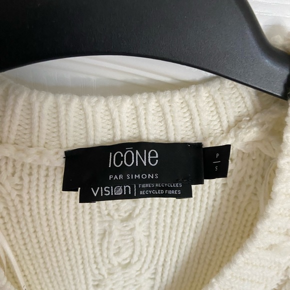 Cotton cropped cardigan. Size M. - Picture 5 of 5